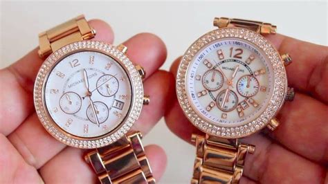 michael kors fake vs original watch|michael kors 112800.